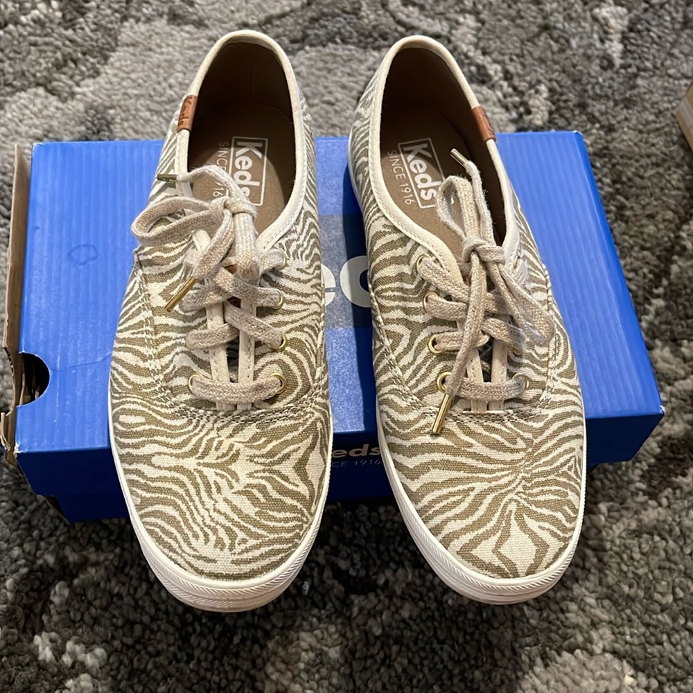 Keds Zebra Print Shoes 6M
